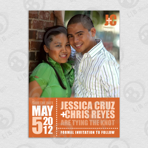Printable Custom 5x7 Save the Date - Click Image to Close